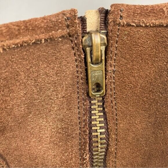 Brown Suede mens Boots Collection by Skechers Size 8.5 M,Made in Italy,Comfort - Picture 10 of 16